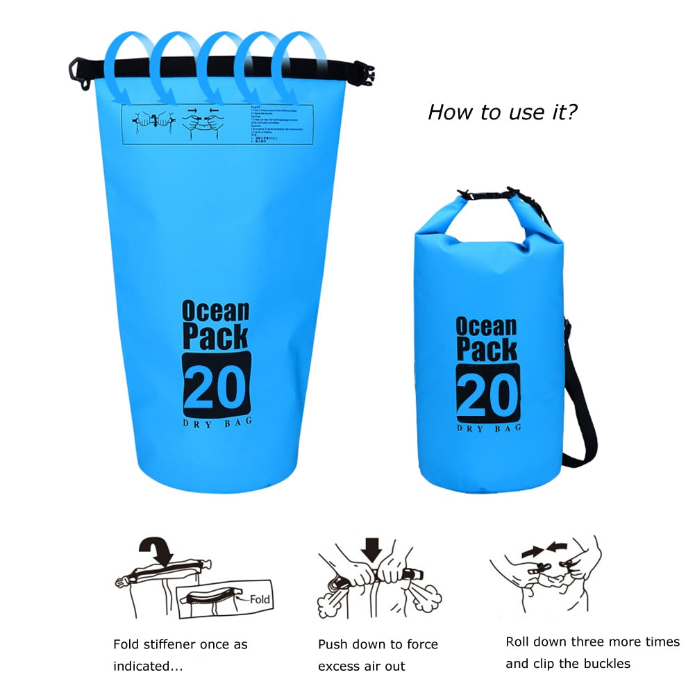 20L Waterproof, Water Resistant Dry Bag