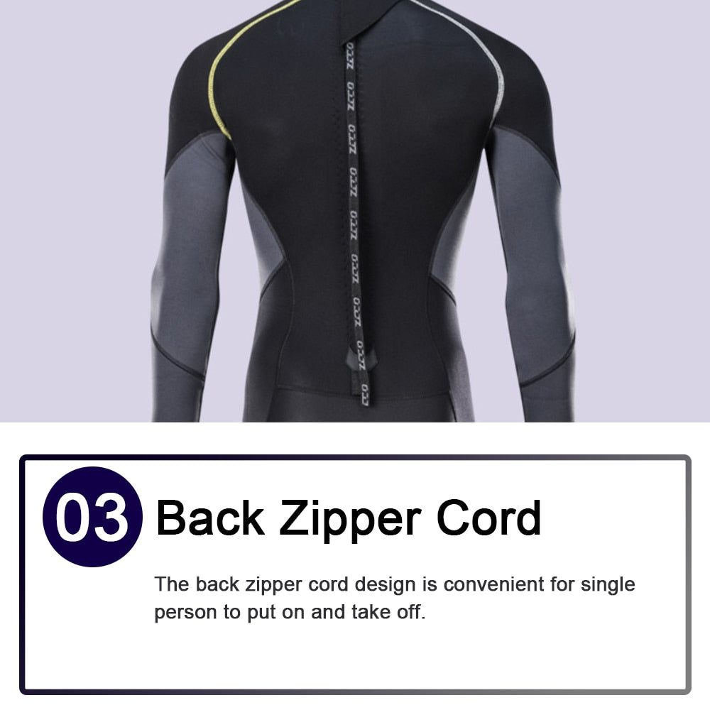 Men's Long 1pcs Neoprene Wetsuit