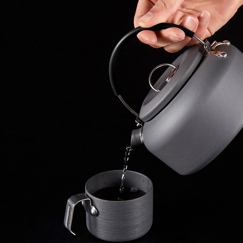 0.8L/1.4L Outdoor Camping Teapot/Coffee Pot