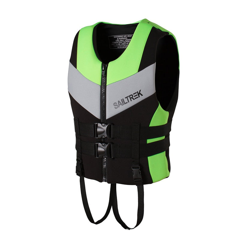 Water Sports Fishing Water Ski  Vest Kayaking Boating Swimming Drifting Safety Vest Adult Life Jacket Neoprene Safety Life Vest