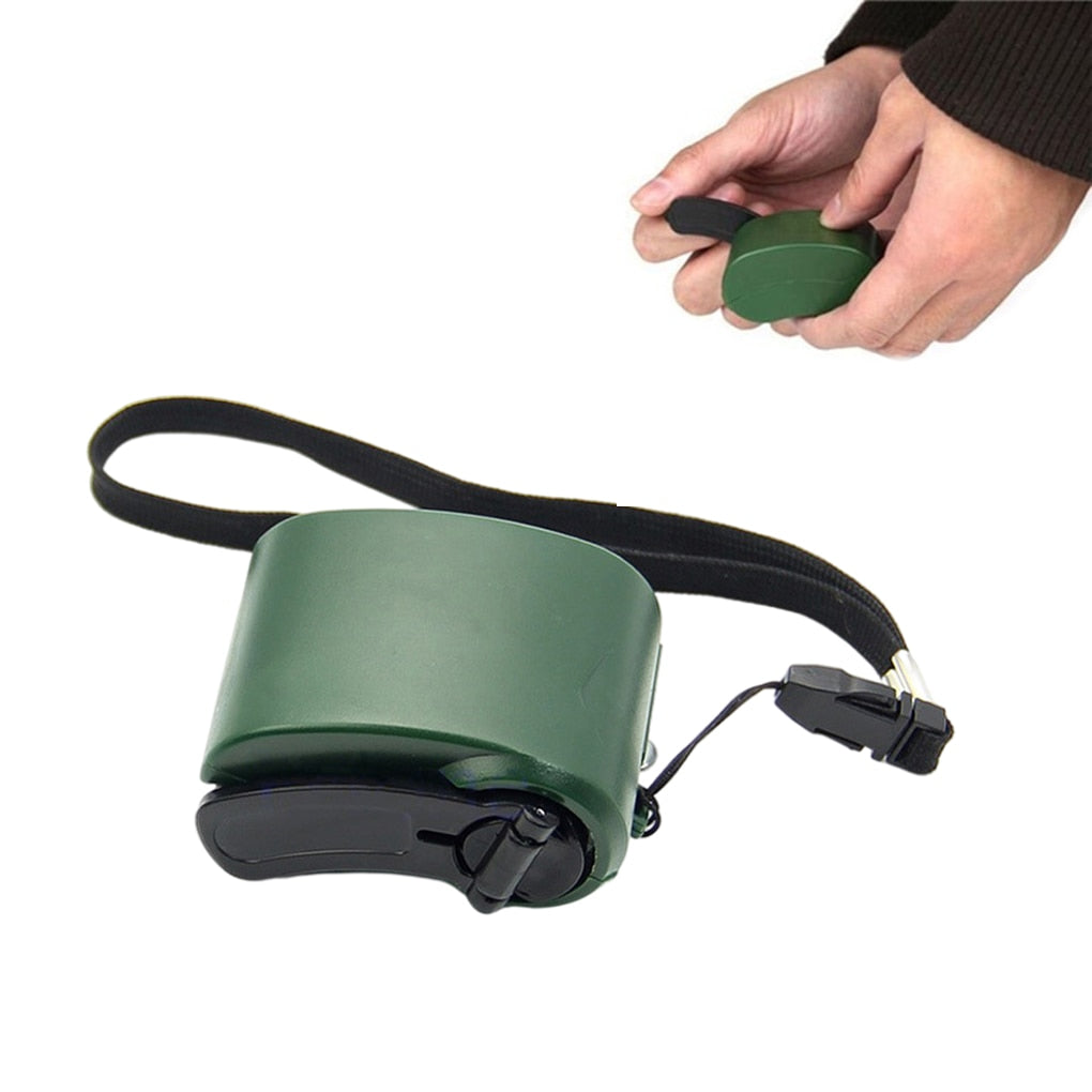 Universal USB Hand Cranking Battery Charger