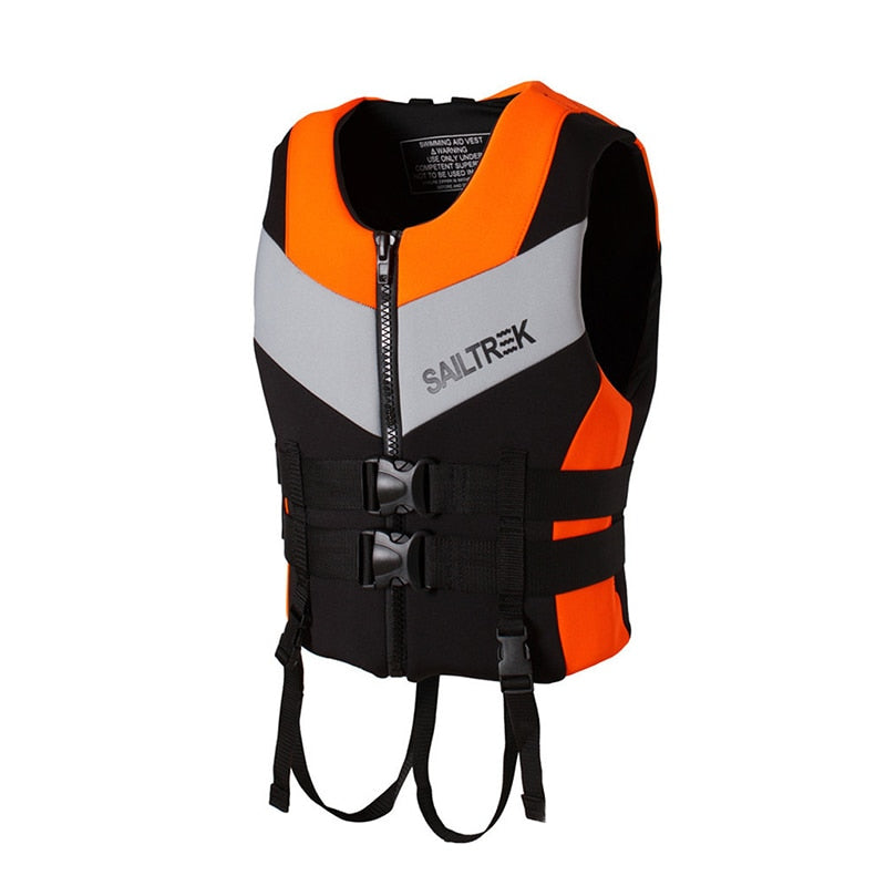 Water Sports Fishing Water Ski  Vest Kayaking Boating Swimming Drifting Safety Vest Adult Life Jacket Neoprene Safety Life Vest