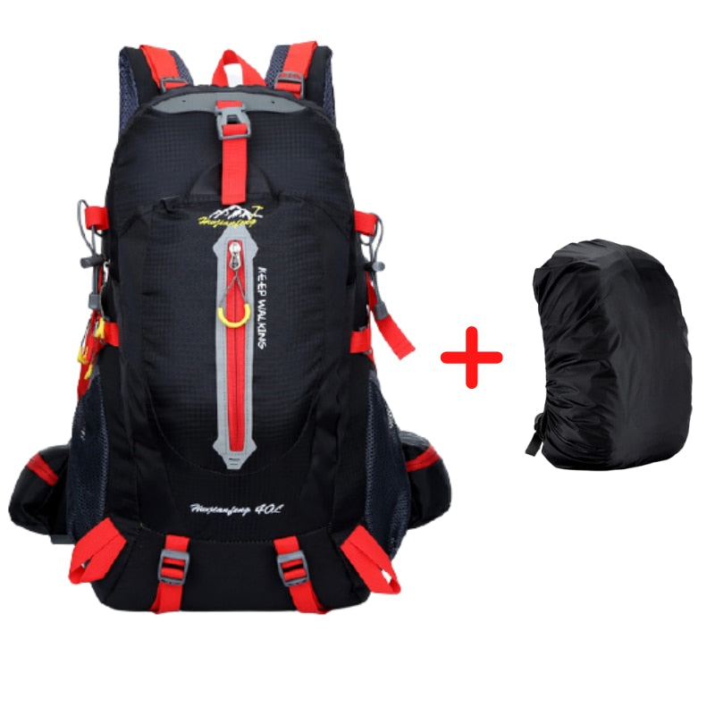 Waterproof Climbing Backpack Rucksack 40L Outdoor Sports Bag Travel Backpack Camping/Hiking Backpack Men/Women Trekking Bag