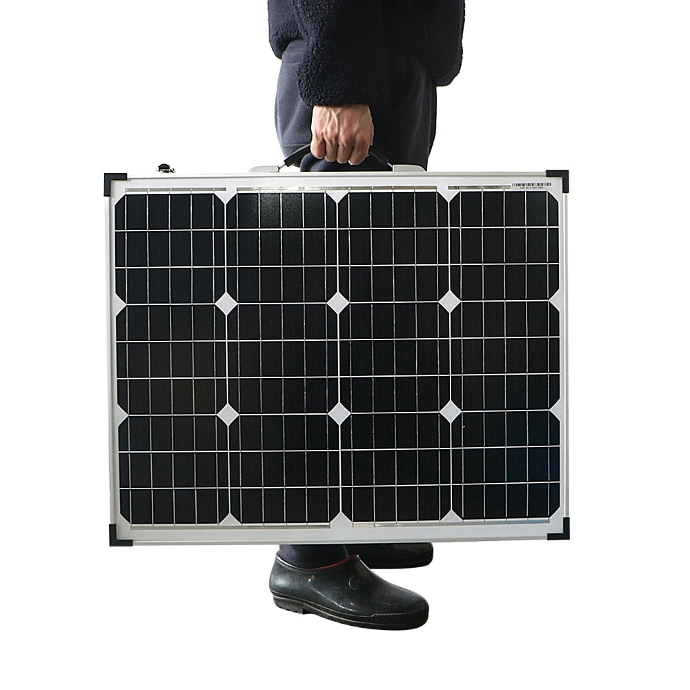 Anaka 100W, 160W, 200W 12V Solar Waterproof Panel with controller