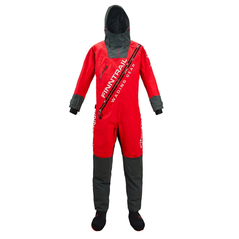 Waterproof Dry Suit One-piece Drysuit for Wading/Kayak/Canoe/ ATV/UTV/Water Sport Wader