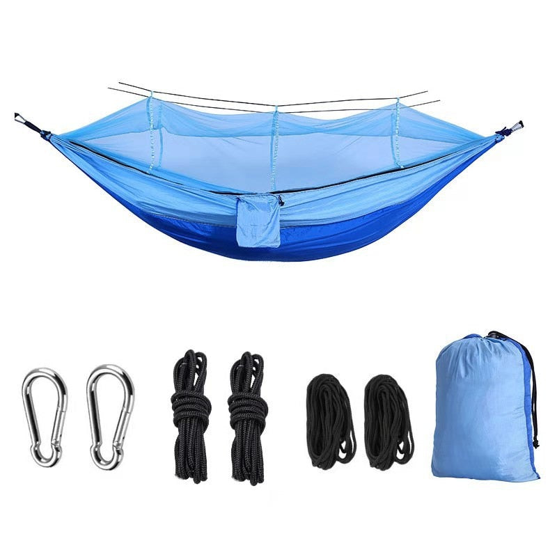 Portable Outdoor Camping Hammock 1-2 Person Swing With Mosquito Net Hanging Bed Ultralight Sleeping hammock