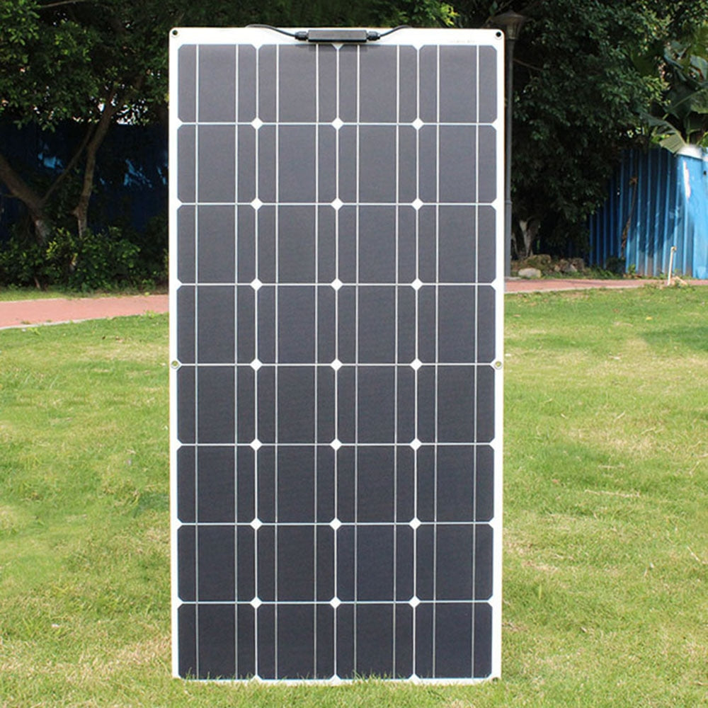 12V Flexible Solar Panel 600W 100W 200W 300W 400W 500W Bendable Waterproof Monocrystalline Best Solar Panel for RV Boat