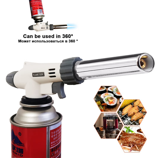 Flame Gun Welding Gas Torch Multifunctional Burner for Cooking, Heating Tool, Camping, BBQ, Desserts, Soldering