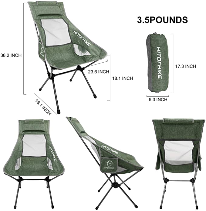 Outdoor Moon Lightweight Folding Fishing, Camping, Chair