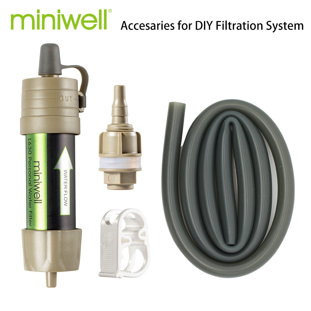 Miniwell L630 Personal Camping Purification Water Filter Straw for Survival or Emergency Supplies