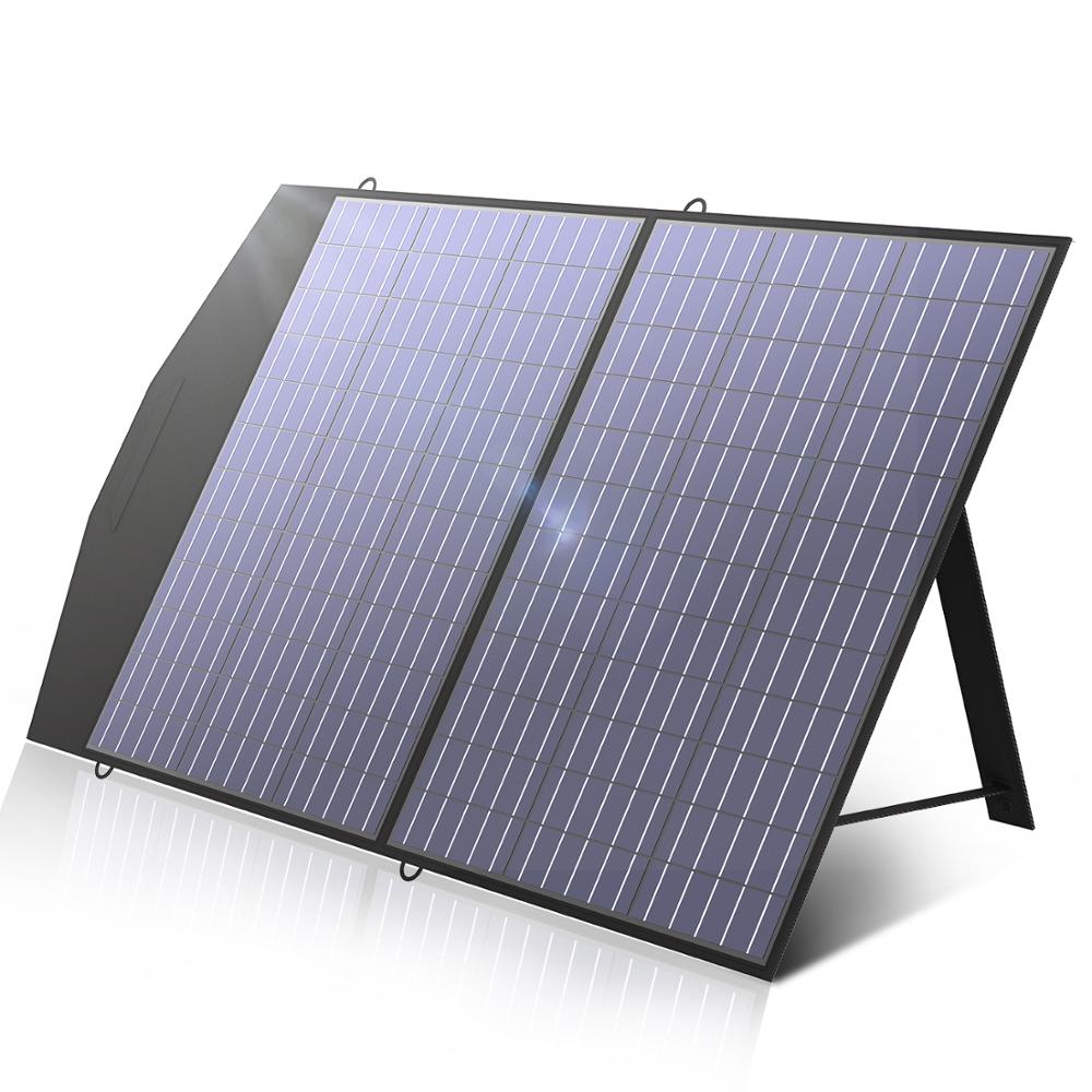 ALLPOWERS Solar Charger 18V100W Foldable Solar Panel Suit For Portable Power Station/Generator Outdoor Travel Camping