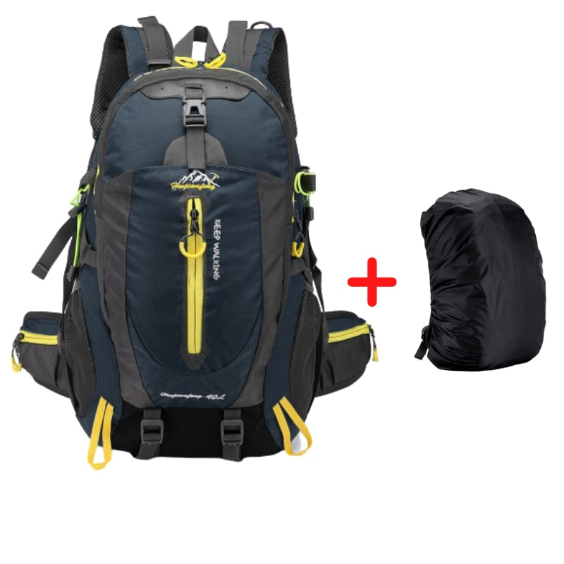 Waterproof Climbing Backpack Rucksack 40L Outdoor Sports Bag Travel Backpack Camping/Hiking Backpack Men/Women Trekking Bag