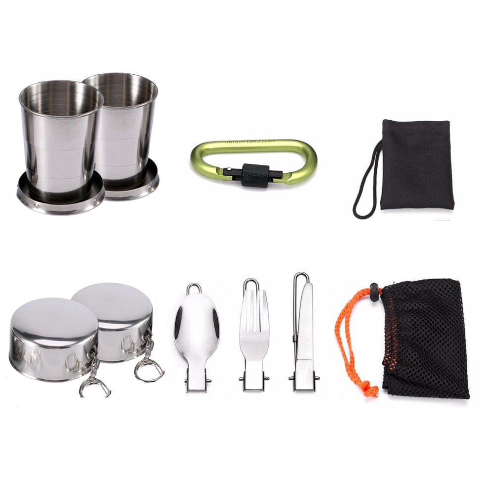 1 Set Non-stick Camping Cookware