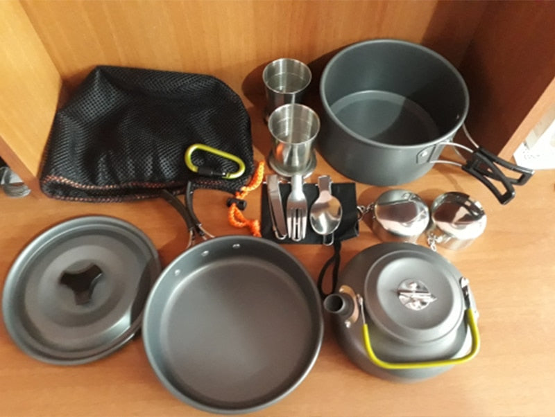 1 Set Non-stick Camping Cookware