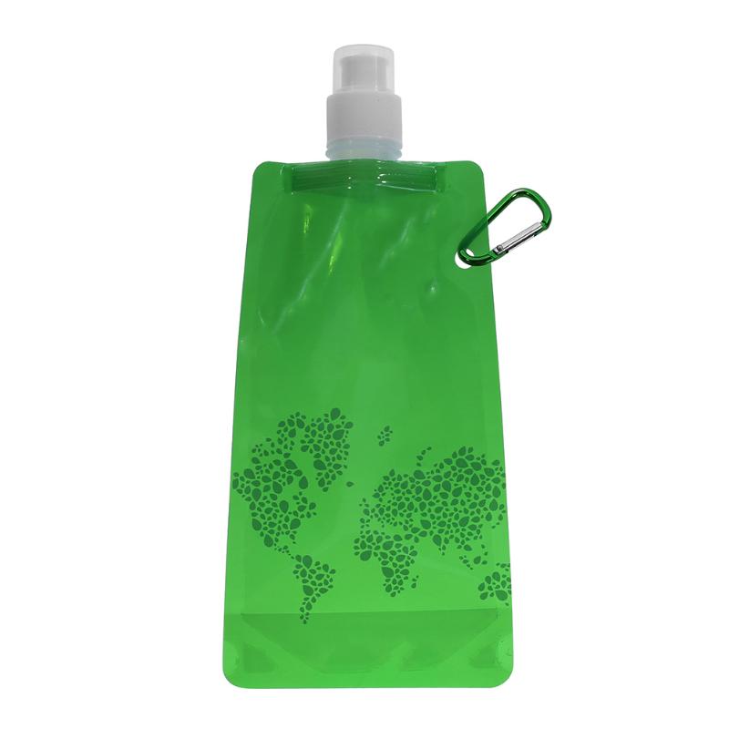 2pcs Portable Ultralight Foldable Water Bag/Bottle