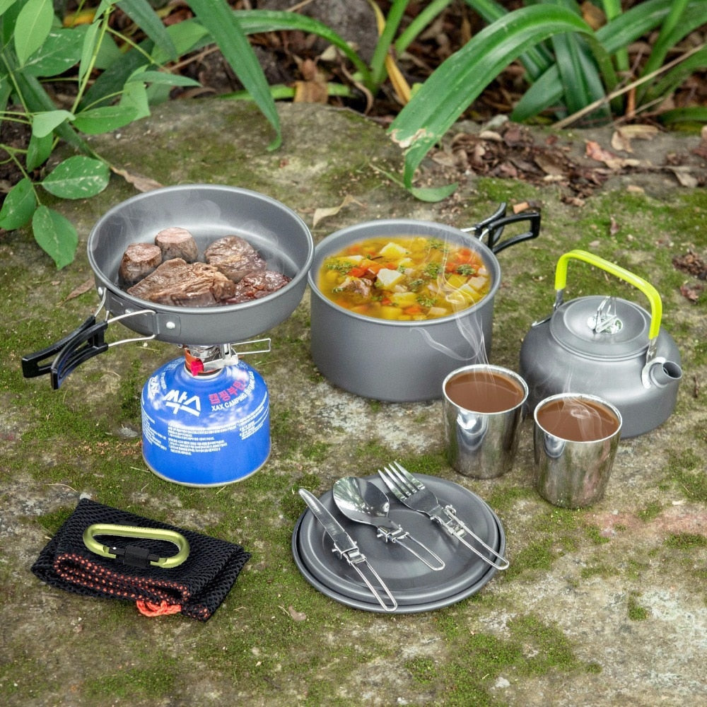 1 Set Non-stick Camping Cookware