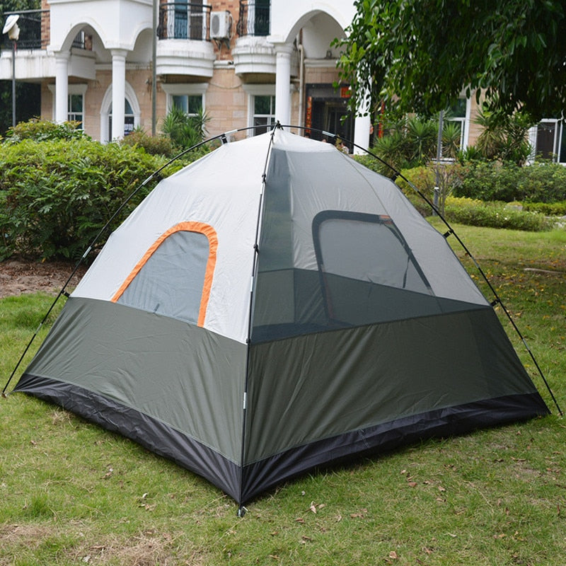 3-4 Person Windbreak Dual Layer Waterproof  4 Season Tent