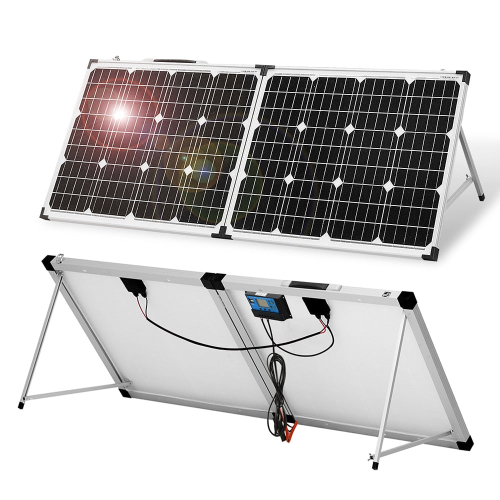 Anaka 100W, 160W, 200W 12V Solar Waterproof Panel with controller