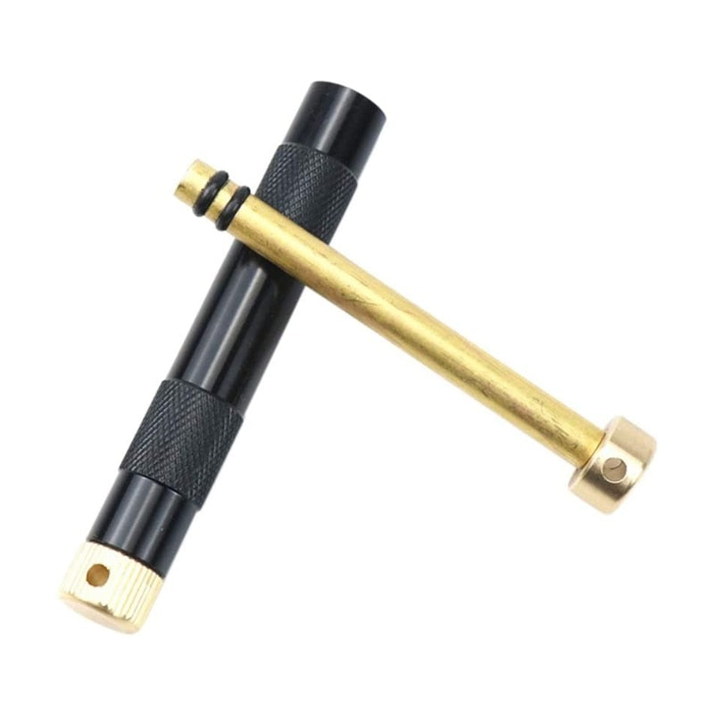 Aluminum Alloy, Fire Starter, Brass Fire Piston, Outdoor Use, Emergency Tool, Tube, Piston