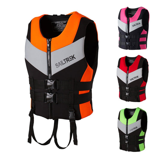 Water Sports Fishing Water Ski  Vest Kayaking Boating Swimming Drifting Safety Vest Adult Life Jacket Neoprene Safety Life Vest