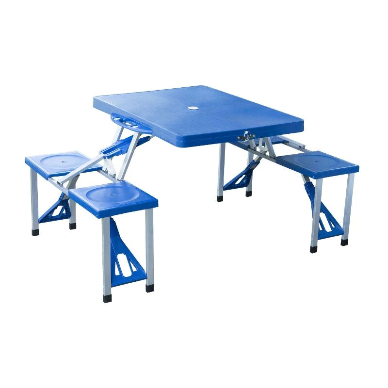 Foldable Picnic/Camping Table/4 Seats/Umbrella Hole