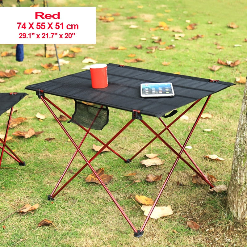 Outdoor Foldable Table Portable Camping Desk For Hiking/Climbing/Fishing/Picnic Folding Tables Ultralight Aluminium