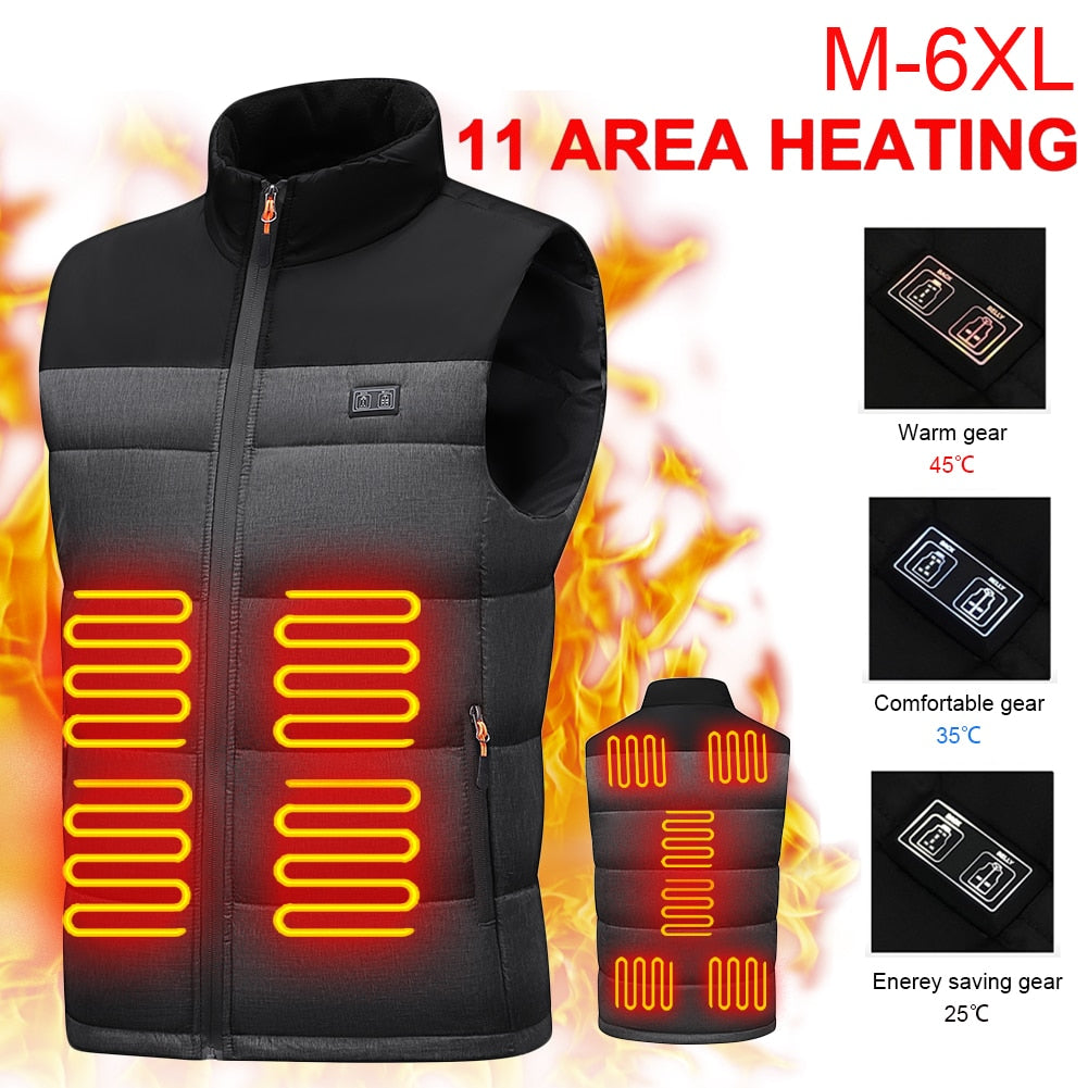 11 Heated Area Vest For Men/Women