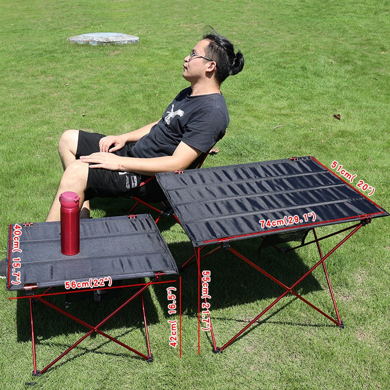 Outdoor Foldable Table Portable Camping Desk For Hiking/Climbing/Fishing/Picnic Folding Tables Ultralight Aluminium