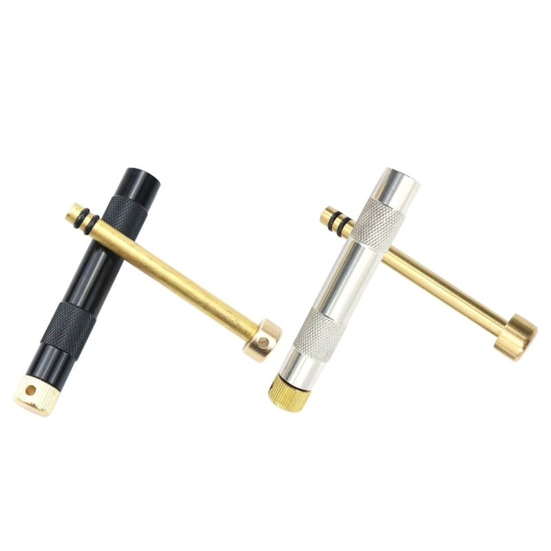 Aluminum Alloy, Fire Starter, Brass Fire Piston, Outdoor Use, Emergency Tool, Tube, Piston