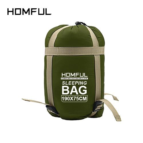 Outdoor Envelope Sleeping Bag Mini Ultralight Multifunction Travel Bag Hiking Camping Sleeping Bags Nylon 190 * 75cm lazy bag